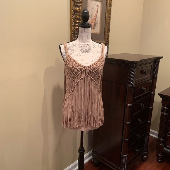 Boston Proper Fringe Top - Picture 2 of 6